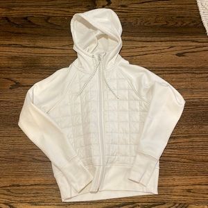Old navy active white hoodie